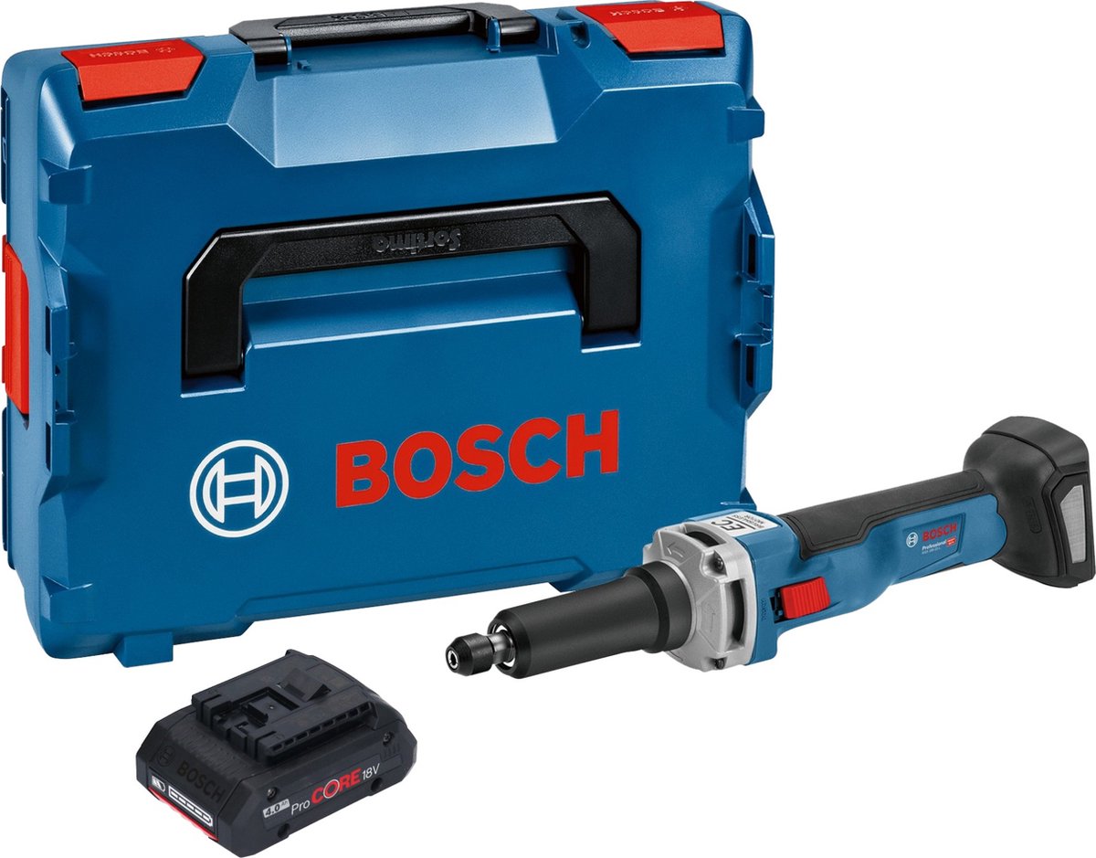 Bosch GGS 18V-23 LC Professionele rechte accuslijpmachine 18 V borstelloos + 1x ProCORE accu 4.0 Ah + L-Boxx - zonder lader