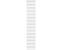 vidaXL - Zebra - rolgordijn - 40x200 - cm - stofbreedte - 35,9 - cm - polyester - wit