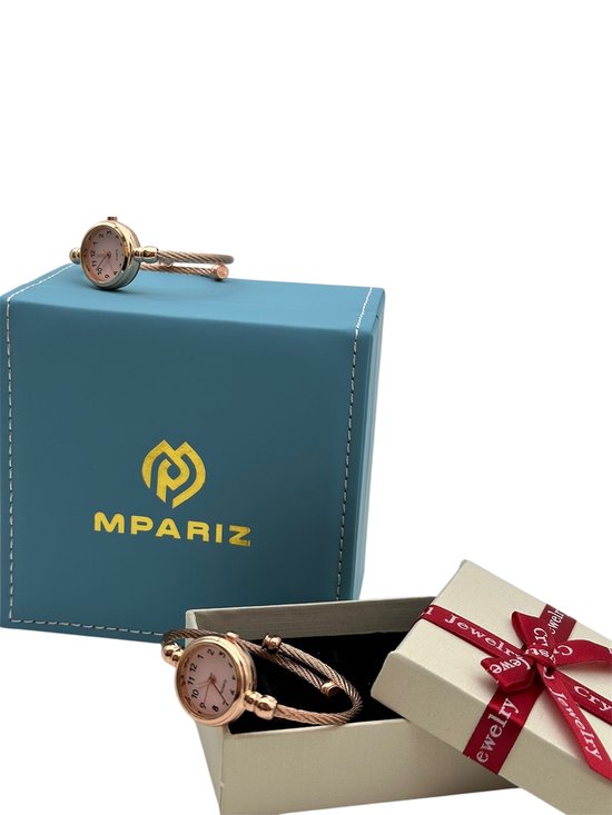 Montre Femme Luxe - Bracelet As Rosé - Rosé - Acier Inoxydable