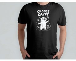 Choisissez Happy Capy - T-shirt - Capibara - Capybara - FunnyAF - AlwaysSarcastic - SarcasmLevel - SarcasmeModeAan - FunnyHe - IkMaakEenJopje - DrogeHumor