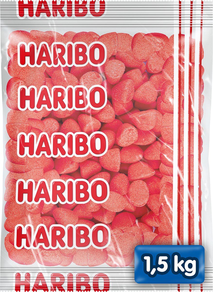 Haribo Primaveren - snoep schuim aardbeiensmaak - 1,5kg