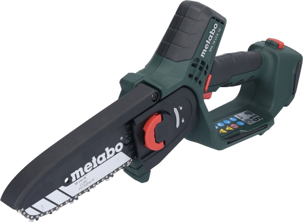 Metabo MS 18 LTX Accu Snoeizaag - 15cm Zaaglengte, Licht en Compact thumbnail 4