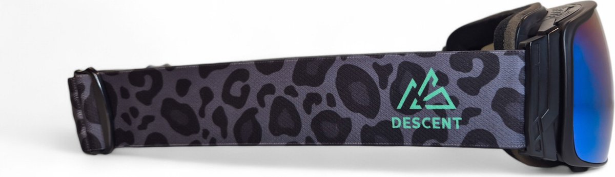 DESCENT Goggle - Skibril - The Galaxy - Black Panther - Green - Skibril met magnetisch verwisselbare lens, hard case & extra lens