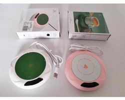 Cup Warmer - Mok Warmer - Mug Warmer - Koffie Warmer - Verwarmde Onderzetter - Koffie Warmhouder - Koffiekop Verwarmer - Kop Warmer - USB - Kopjes Warmer - Roze