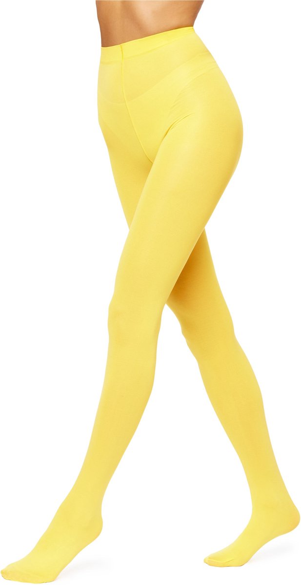 Antie AN-124 Dames Panty - 100 DEN - Polyamide - Microvezel - Canariegoud - S