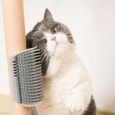 Brosse de toilettage pour chat - 2 pièces - Brosse d'angle pour Chats - Brosse pour chat - Auto-brosse pour chats - Pour mur, pilier ou pied de table - Auto-toiletteur - Brosse de massage Chats