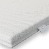 Topmatras - 180x200 - Topper HR Koudschuim - 9cm - Afritsbaar Wasbaar Tijk - Orthopedisch - Anti-allergisch - Stevig - Hybrid - Topdekmatras - Topper Hotel XL - Anti Bacterieel - CertiPUR® en Okoetex gecertificeerd
