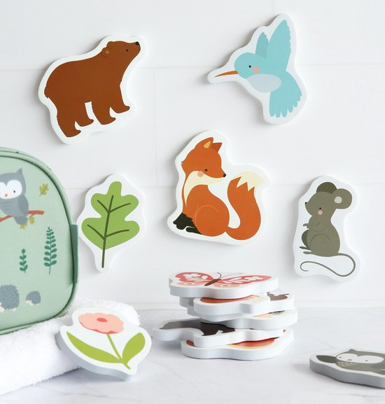 A Little Lovely Company - Foam Badspeelgoed - Bosvriendjes van Merkloos — afbeelding 2