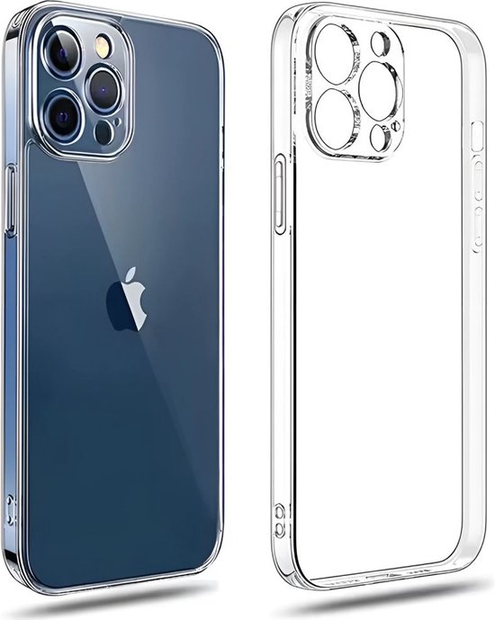 ShieldCase telefoonhoesje geschikt voor iPhone 13 hoesje met camerabescherming (transparant) - optimale bescherming - camera protectie - transparant