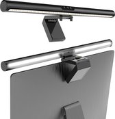 Monitor lamp Met Backlight - Bureaulamp - Leeslamp - Klemlamp - Light Bar - Dimbaar - Verschillende kleurinstellingen - Zwart