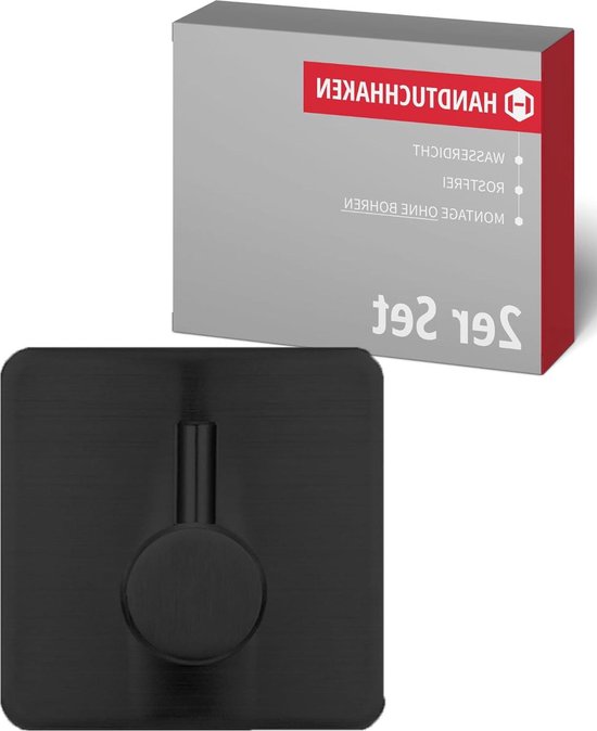 Montixx® Wandconsole & Handdoekhouder 2-delige set in vijfhoekige vorm