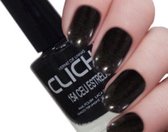 Cliché - Nagellak - Zwart Shimmer Mini Glitter - Sterrenhemel - Starry Sky - Céu Estrelado - 1 flesje met 11 ml inhoud - Nummer 154