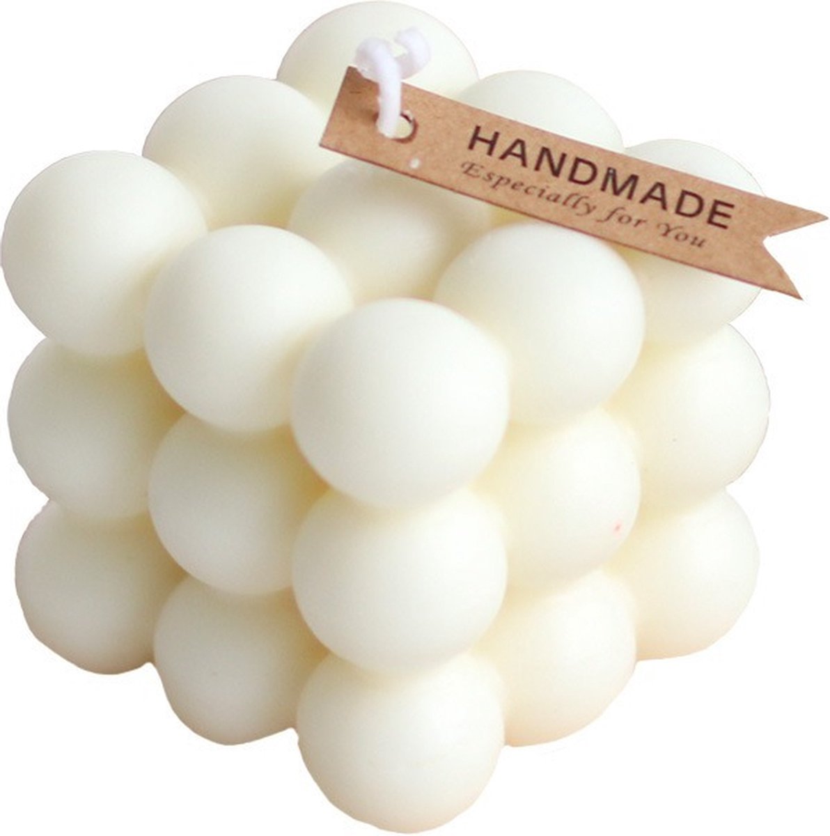 4 x Bubble Candle - Bubble Kaars - Vegan - handgemaakt - Soja-Bubbelkaars