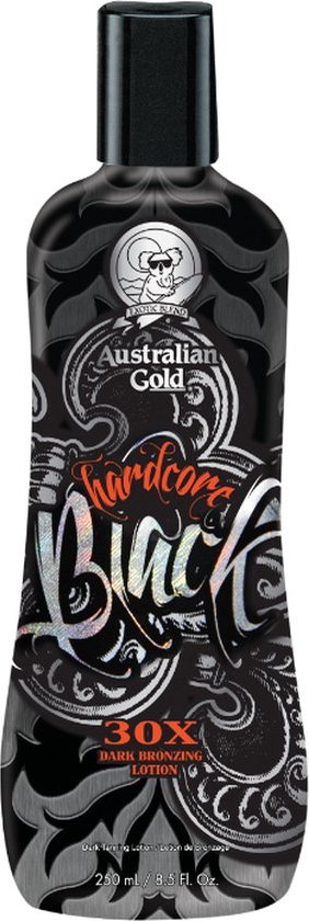 Australian Gold Hardcore Black - 250 ml - zonnebankcrème