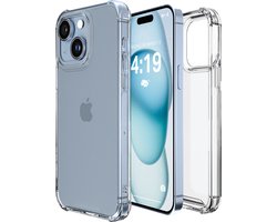 Hoesje Geschikt voor iPhone 14 / 15 Hoes Shockproof - Bumper Air Case - transparant