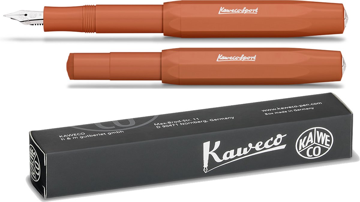 Kaweco Vulpen Sport Skyline FOX Rood Bruin (FINE)