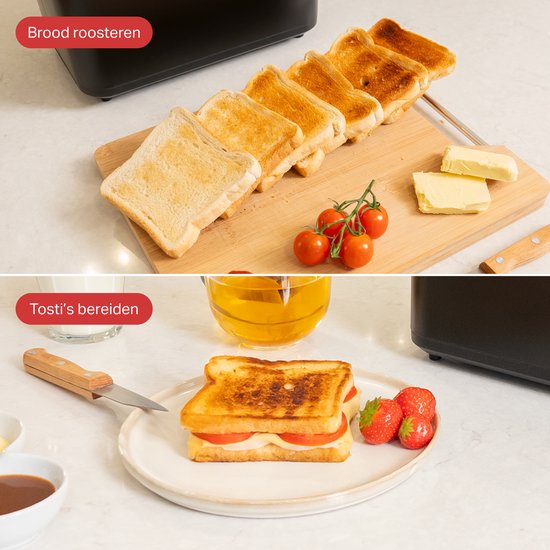 Cecotec - Grille-Pain Plat Horizontal NiceSlice - Bread Toaster en Acier Inoxydable à 3