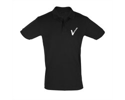 Beveiliging Polo - security kleding - zwarte polo - Maat L - Reflecterende bedrukking voor extra zichtbaarheid