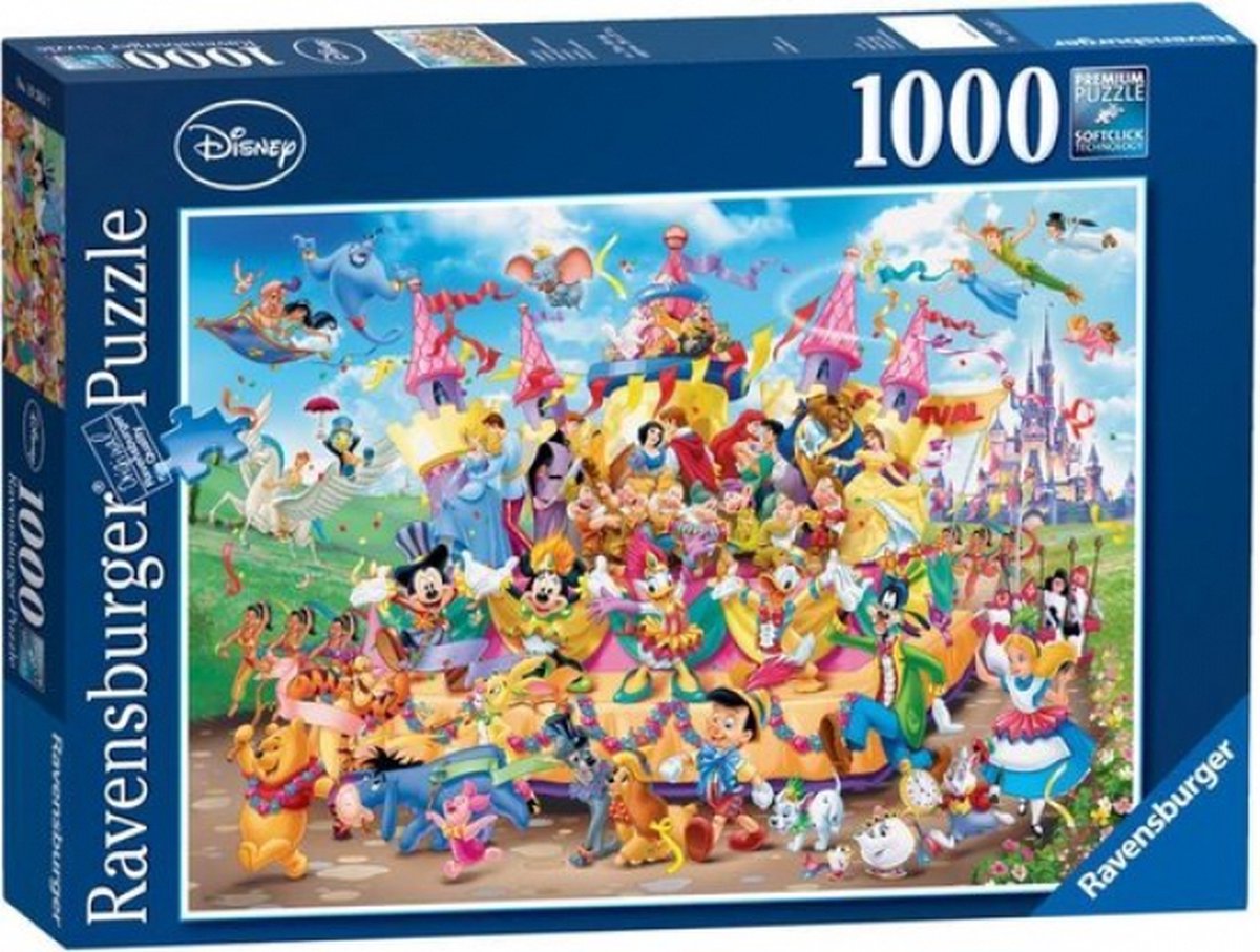 Ravensburger puzzel Disney Carnival - Legpuzzel - 1000 stukjes — afbeelding 6