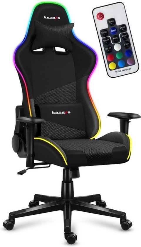 Huzaro Force 6.2 Mesh RGB Gamingstoel - Huzaro - €165,00