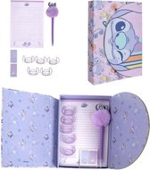 CERDÁ Set De Papeterie Stitch - Coffret Coloriage Disney Bleu