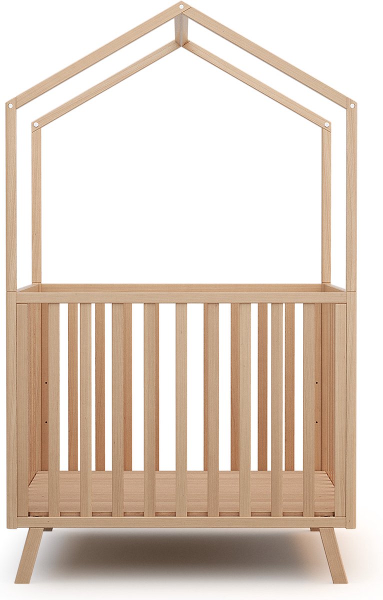 AT4 - Omvormbare houten hut KASA in hout Beuken Gelakt 100 x 100 cm