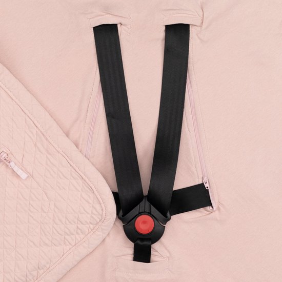 BEMINI Voetenzak - Biside 0-12m - Licht gewatteerd - Blush van Bemini — afbeelding 2