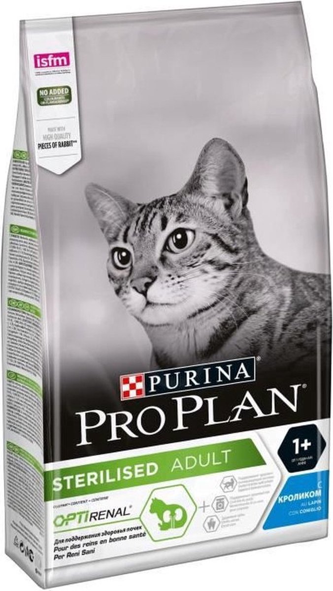 Pro Plan Purina Pro Plan - Droogvoer voor Katten - Sterilised - Niergezondheid - Smakelijke Konijn