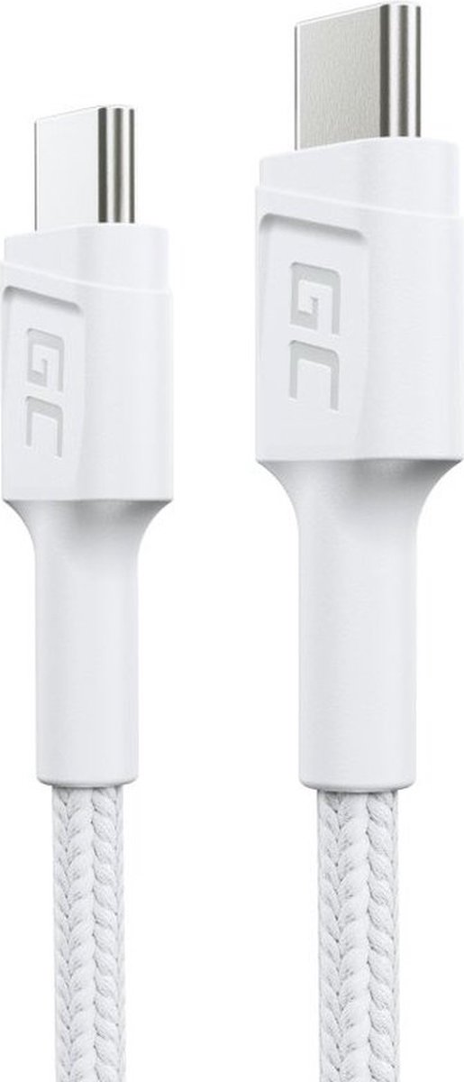 Green Cell GC PowerStream USB-kabel 0,3 m USB 3.2 Gen 1 (3.1 Gen 1) USB C Wit