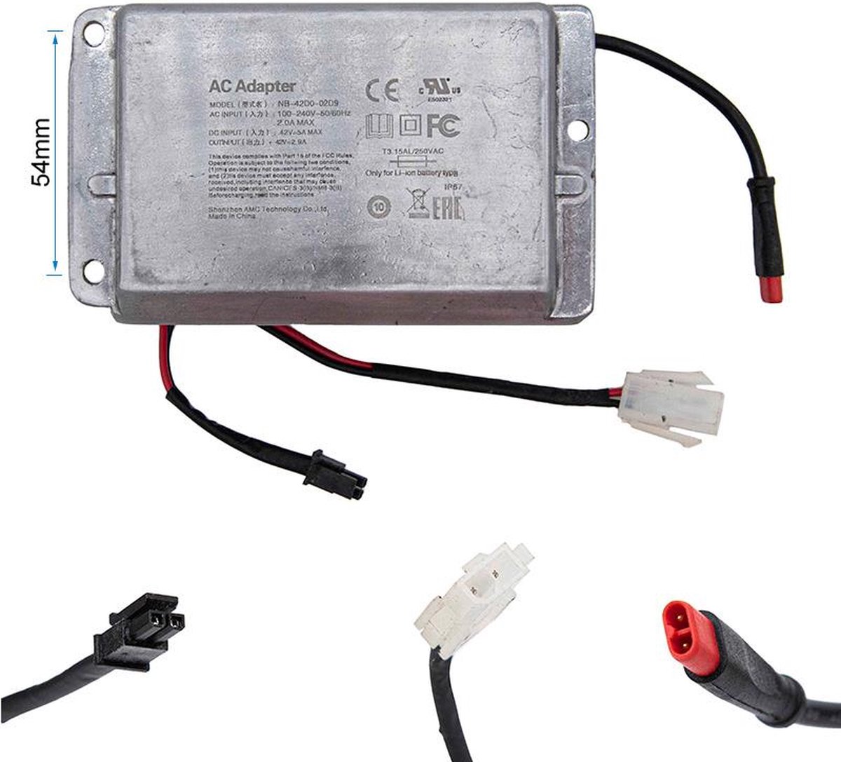 Internal Oplader voor Ninebot MAX G30 Elektrische Step - afbeelding 3