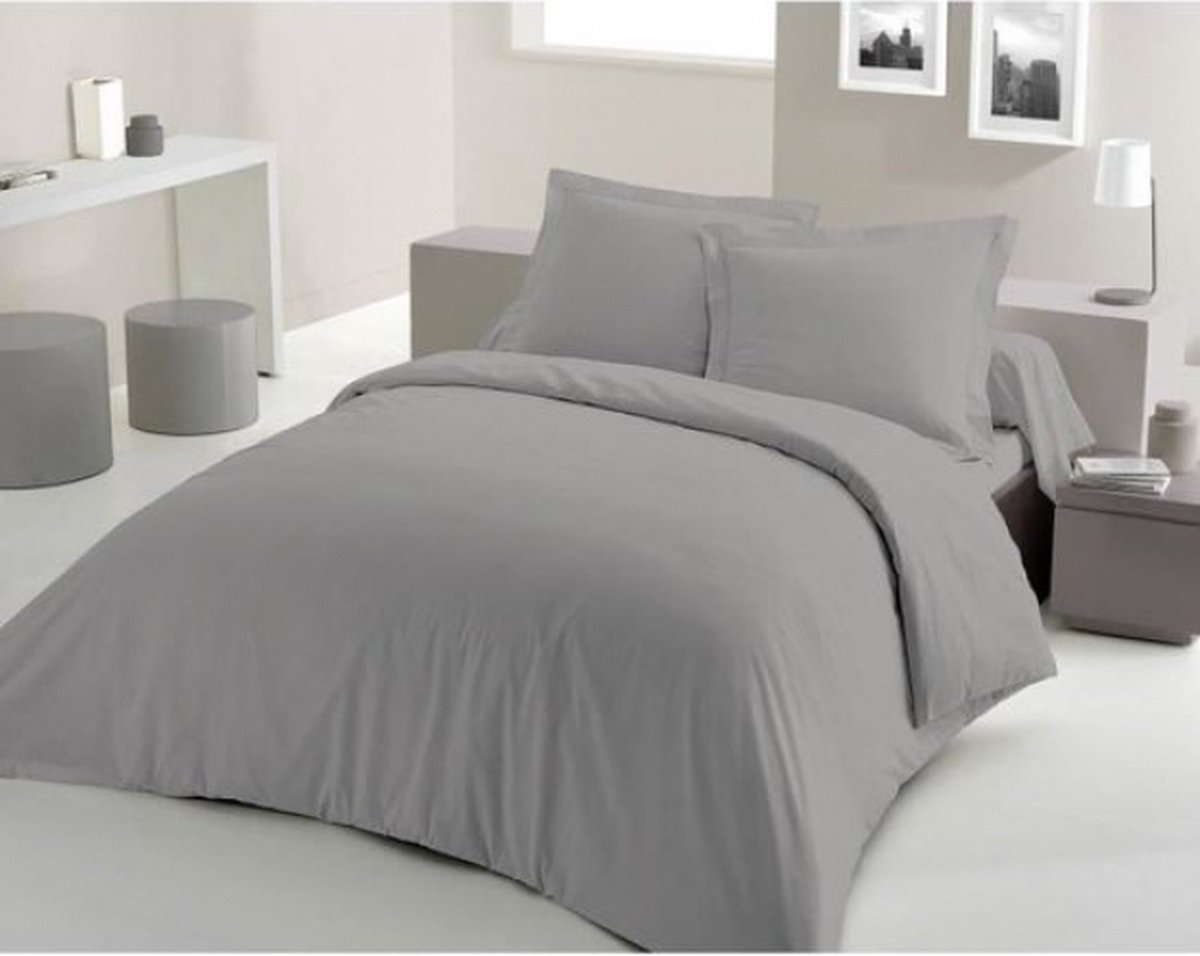 Noorse hoes Lovely Home Lichtgrijs 220 x 240 cm