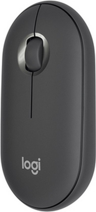Logitech Pebble M350 - Draadloze Muis - Bluetooth - Zwart