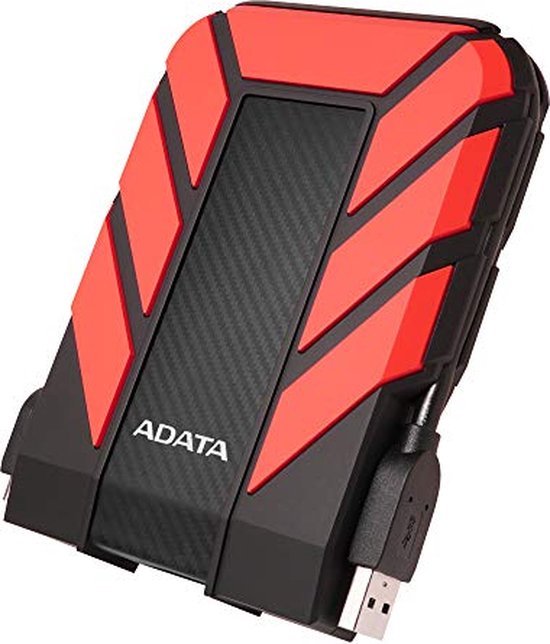 ADATA DashDrive Durable HD710 Professional - Externe harde schijf - 1 TB Rood van Merkloos — afbeelding 2