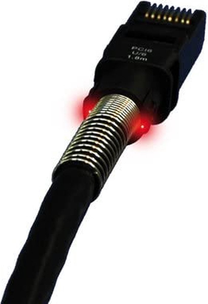 Dexlan 0.9m Cat6a RJ-45 netwerkkabel 0,9 m U/UTP (UTP) Zwart