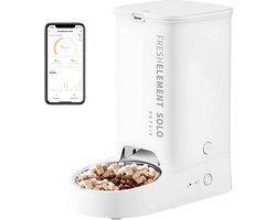 PETKIT® Element SOLO WHITE – Nourrisseur Distributeur de nourriture – 3L – Conservation au frais – avec App