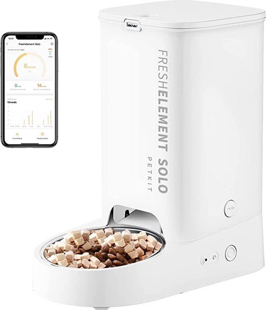 PETKIT Element Solo Automatische Voerbak 3L Wit - PETKIT - €56,99