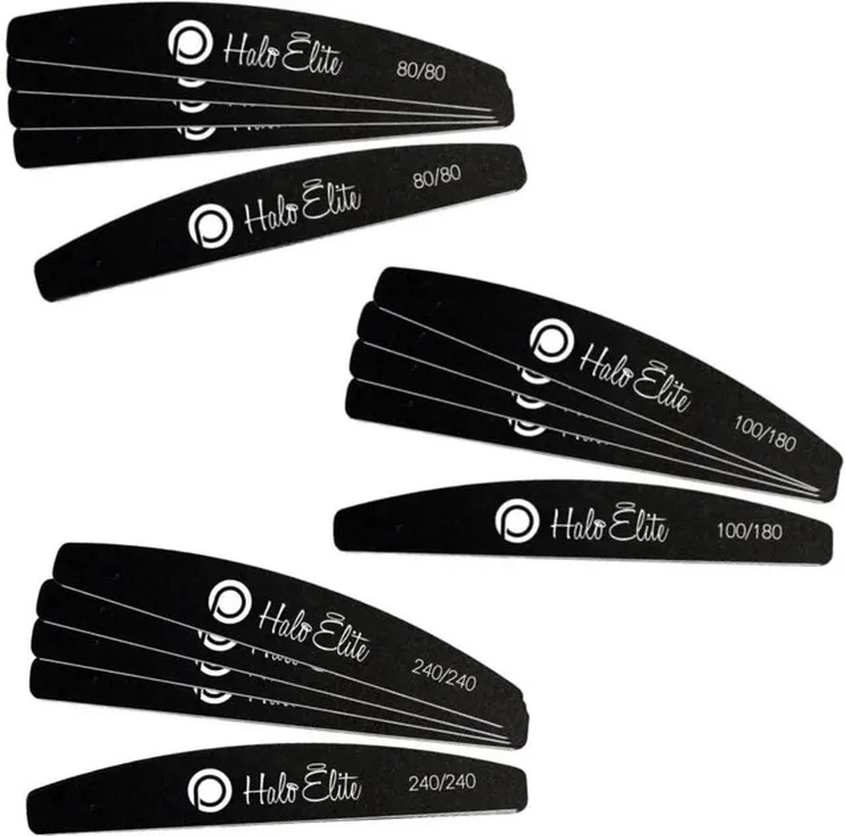 Goedkoopste Halo Elite Black Moon Files Mix Pack 80/80 100/180 240/240