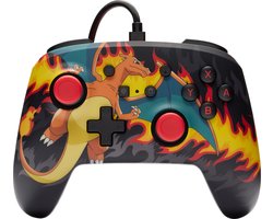 PowerA Geavanceerde Bedrade Controller voor Nintendo Switch/ OLED model/ Nintendo Switch Lite - Charizard Firestorm
