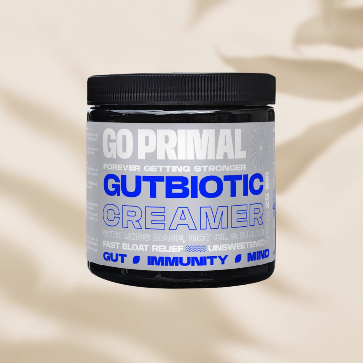 Goedkoopste Pro en Prebiotisch Creamer Gutbiotic Spijsvertering & Immuunsysteem Ondersteunend Poeder | WelleVita | GoPrimal