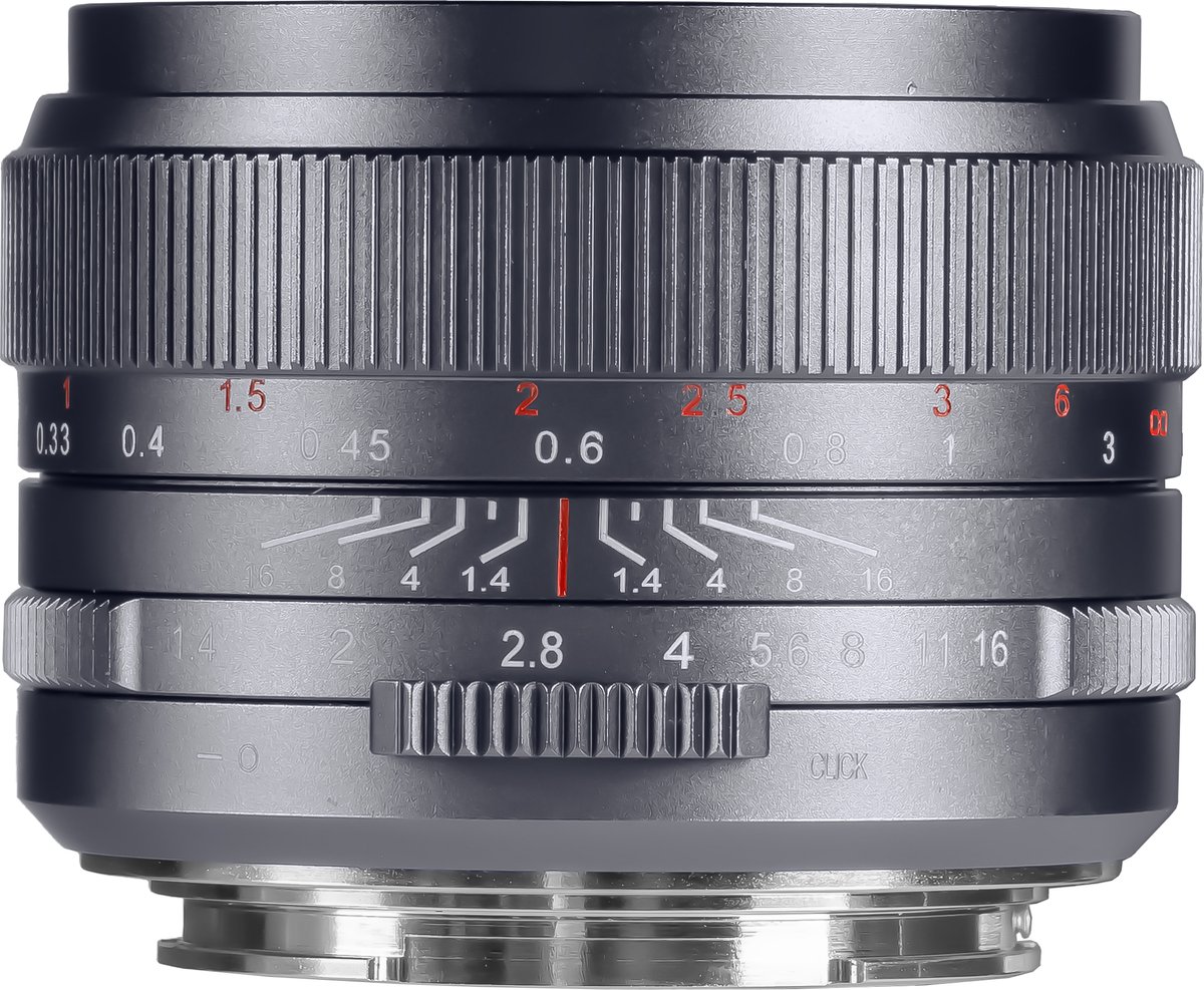7Artisans FF 35mm F1.4 Canon EOS-R-mount Mark III, titanium gray
