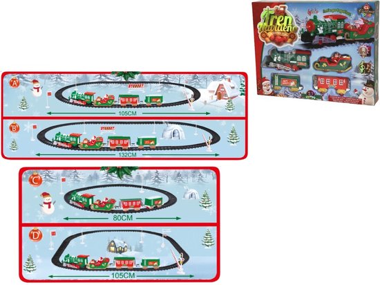 Christmas Cabin Muziekdoos met Draaibare Trein Muziekdoos Woondecoratie