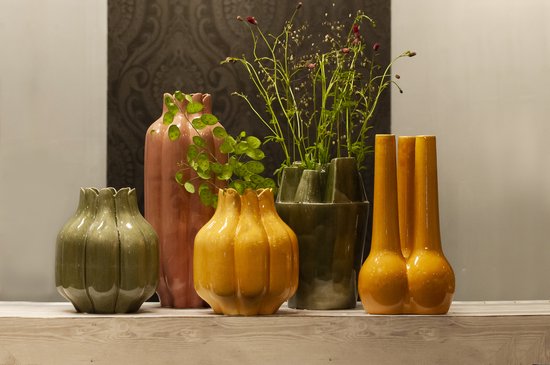 Vase - Villa Pottery - Décoration - Home Decor - Céramique - Flowerpower 3_1 Pink Reactive