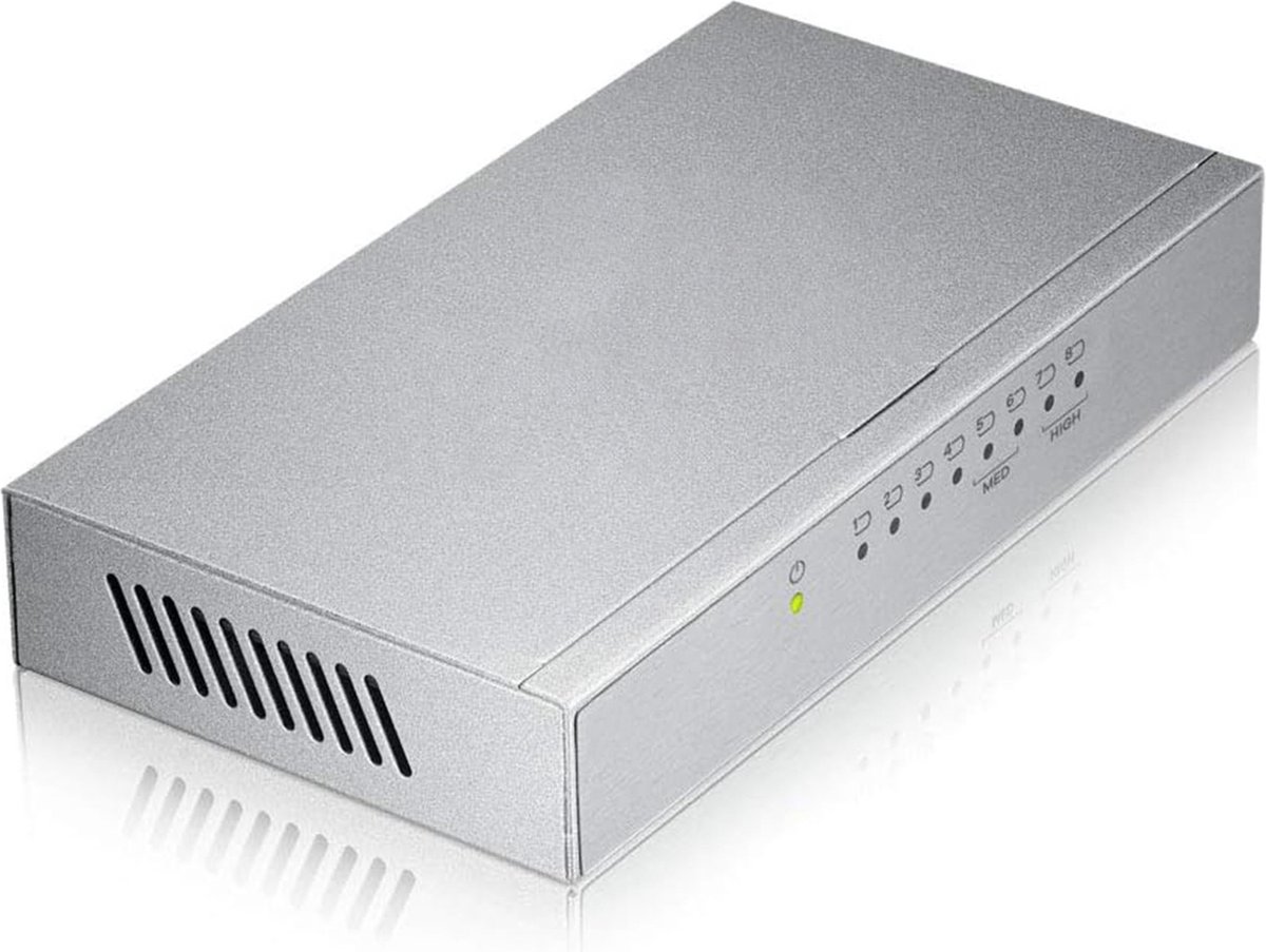 DailySuppliess® Netwerk Switch - Netwerk splitter - Unmanaged - 8 Poorten - Wit