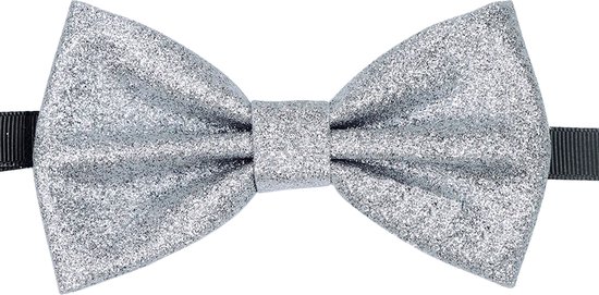 Sorprese Bow Tie - Argent Glitter - pré-noué - noeud papillon - noeud - noeud papillon