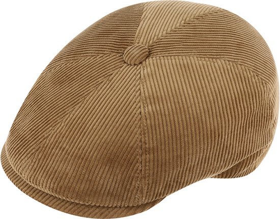 Casquette Plate (Flatcap) En Jute Marine - Marque Fiebig, Neuve Avec étiquettes - Tailles S/M/L/XL