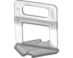 Tegelclips 1 mm 100 stuks | leveling clips