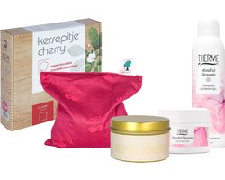 Therme Mindful Blossom Verzorgingsset met Kersepitje Warmtekussen