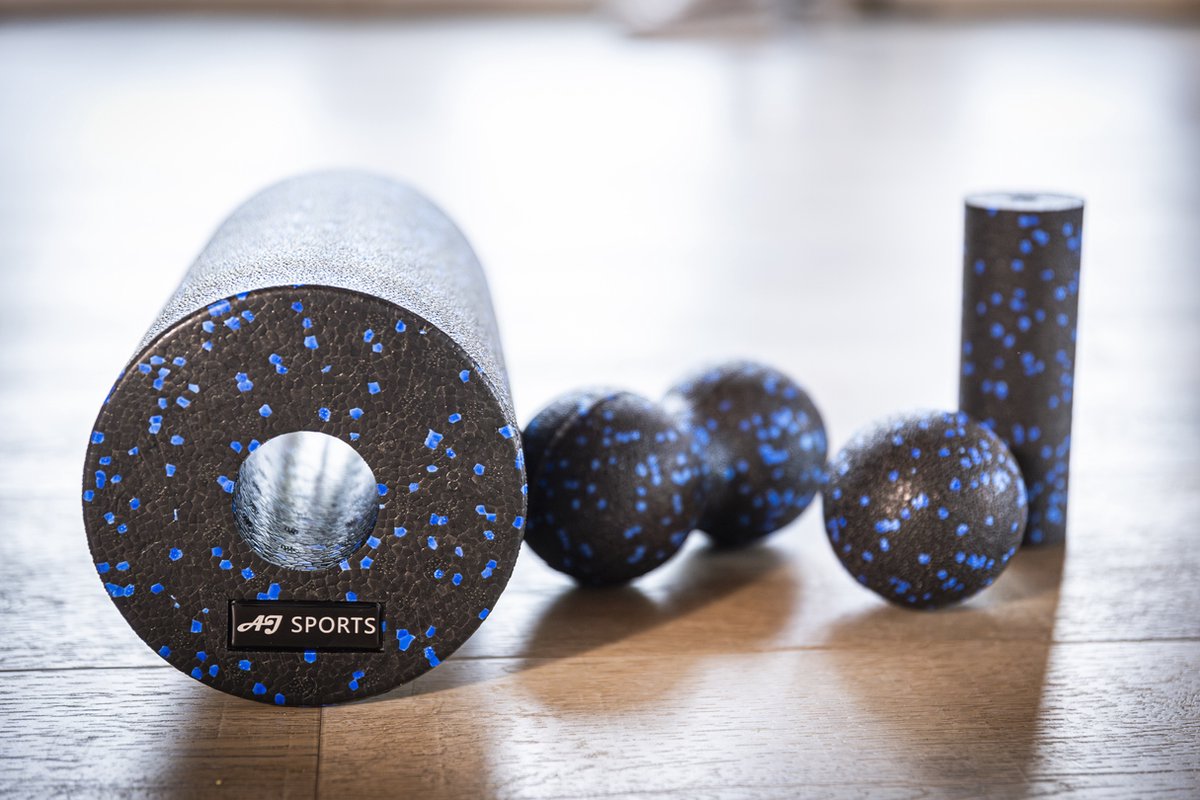 AJ-Sports Foam roller set - Massage roller set - foamroller - massage roller - massage bal - fitness - yoga - massage thumbnail 2