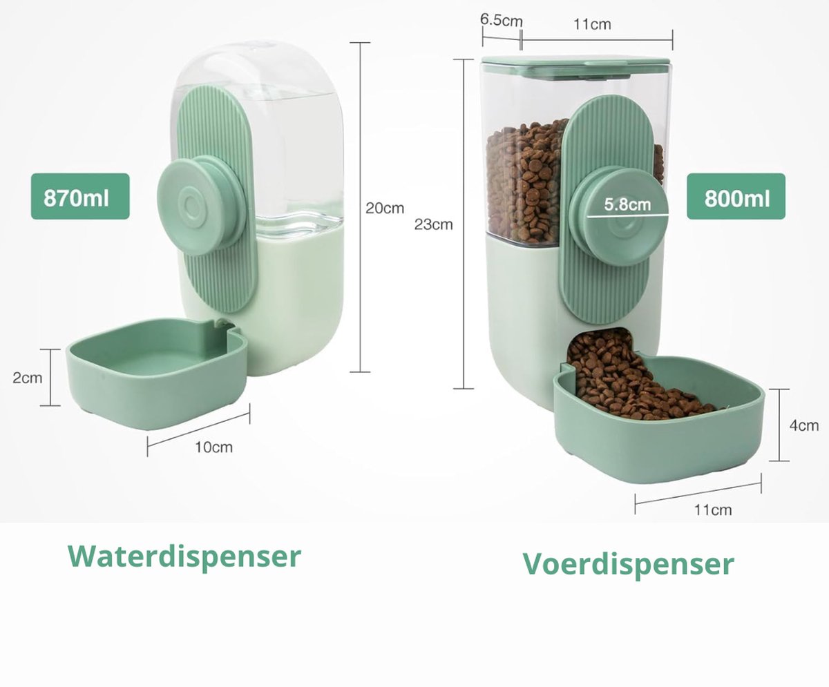 BIRONY Automatische Voerbak - Voerautomaat Dispenser - afbeelding 3