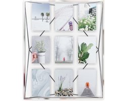 Umbra 1013500-158, Chroom, Fotolijst voor meerdere foto's, Tafel, Muur, Rechthoekig, Landschap/portret, 460,5 mm